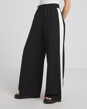Simply Be Side Stripe Wide Leg Trousers