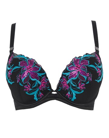 Ann Summers Flourishing Padded Plunge Wired Bra Multi