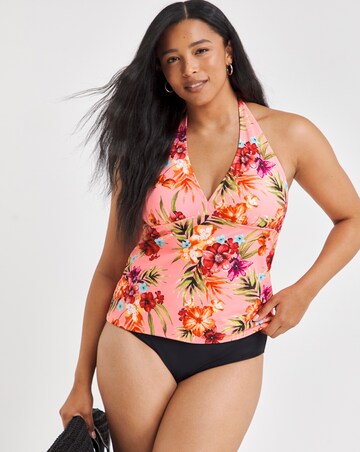 Mix And Match Halterneck Tankini Top