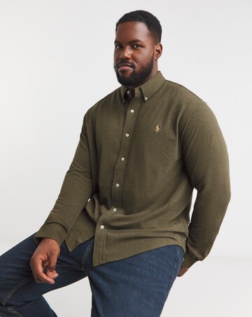 Polo Ralph Lauren Olive Stretch Shirt