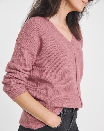 Rose V Neck Jumper