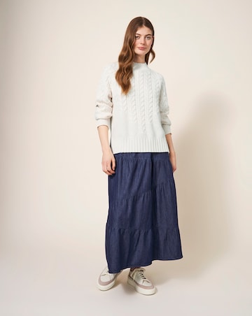 White Stuff Cable Yoke Jumper