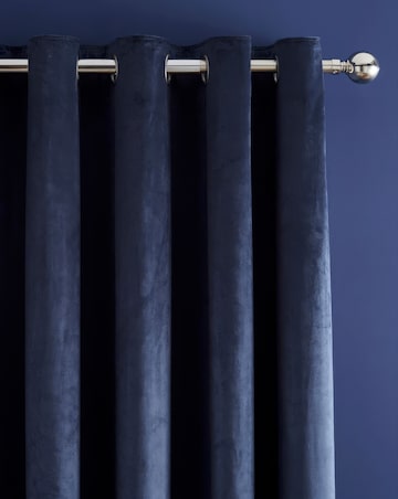 Catherine Lansfield Kingsley Matt Velvet Curtains