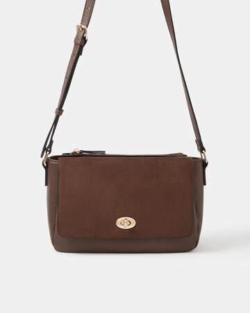 Accessorize Twist-Lock Crossbody Bag