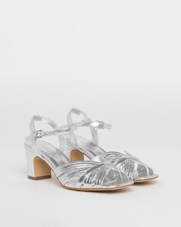 Oak Strappy Block Heel Sandals - Extra Wide Fit (EEE)