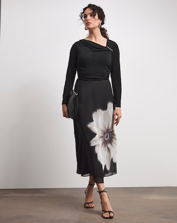 Joanna Hope Chiffon Slip Skirt