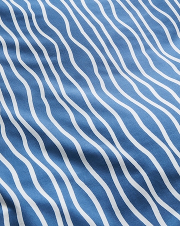 Hallie Stripe Blue Duvet Cover Set