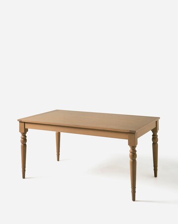 Margot Oak Dining Table with 6 Mae Chairs