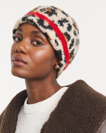 Leopard Print Beanie