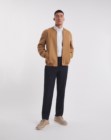 White Long Sleeve Button Down Poplin Shirt