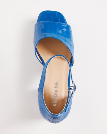 Pavla Classic Platform Heeled Sandals - Wide Fit (E)