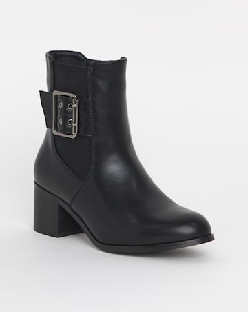 Cushion Walk Block Heel Boot EEE Fit