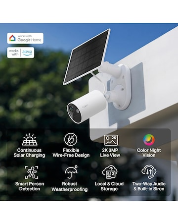 TP-Link Tapo Solar-Powered 2K Security Camera Kit