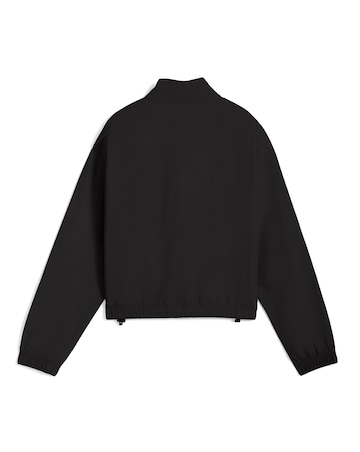 Puma Her Relaxed Woven 1/2 Zip Crew