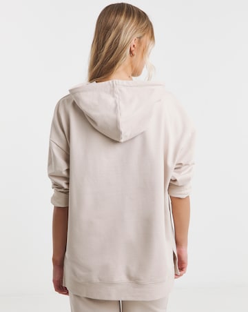 Simply Be Stone Oversized Hoodie