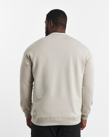 Relaxed Fit Crew Neck Sweatshirt