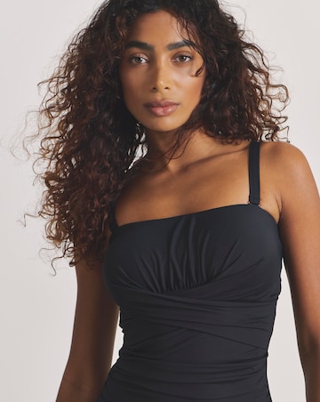 MAGISCULPT Medium Control Tummy Control Bandeau Swimsuit