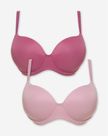 Pretty Secrets 2 Pack Smoothing Microfibre T-Shirt Bras