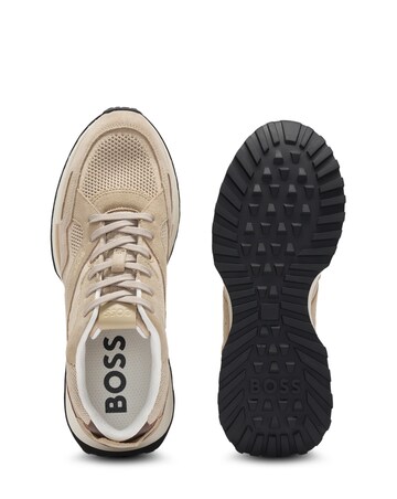 BOSS Jonah Suede Runner - Beige