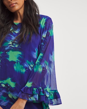 Joanna Hope Fluted Sleeve Shift Dress