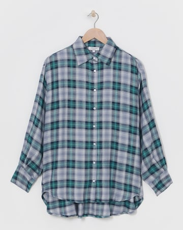 Check Oversized Shirt