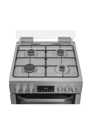 Hotpoint HDG6GDCX 60cm Gas Double Cooker Glass Lid Stainless Steel Installation