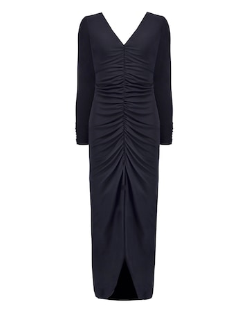 Ro&Zo Jersey Ruched Front Dress