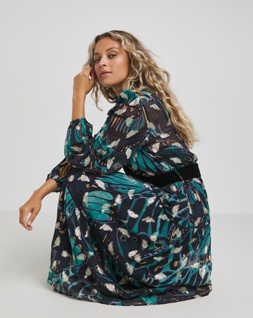 Hope & Ivy Edith Long Sleeve Maxi Dress