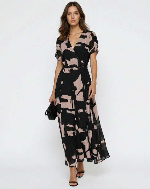 Religion Solstice Abstract Maxi Dress
