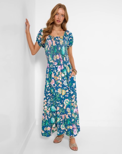 Joe Browns Summer Garden Floral Jersey Maxi Dress