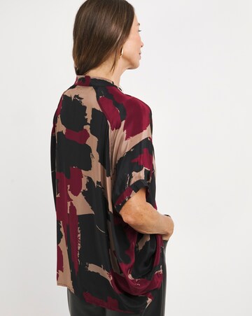 Religion Tie Neck Blouse