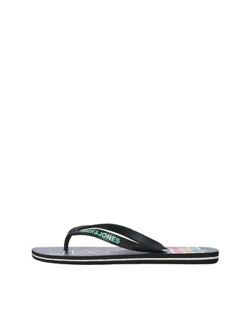 Jack & Jones Palm Print Flip Flop - Navy