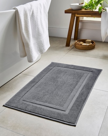 EGYPTIAN COTTON BATHMAT - Anthracite
