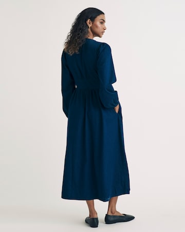 Nobody's Child Blue Denim Starlight Midi Dress