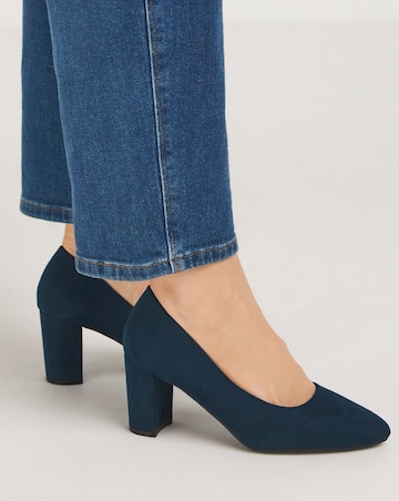 Dorothy Comfort Flexible Court Shoe - Wide Fit (E)