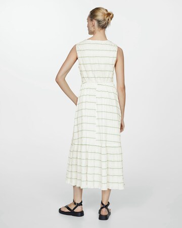 Mango Morgali Cotton Blend Midi Dress