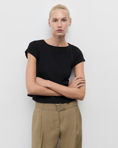 Mango Short-Sleeved Cotton T-Shirt