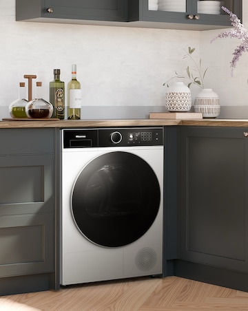 Hisense Power Steam 5i Series DH5I104BWAB WiFi-enabled 10kg Tumble Dryer - White