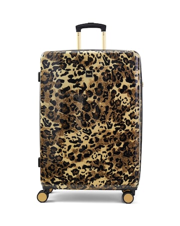 Rock Savannah Leopard Large Suitcase