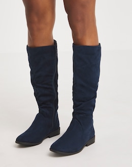 Evren Ruched Boot - Standard Fit (D) &amp; Standard Calf