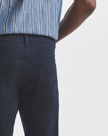 Union Navy Slim Fit Gabardine Jeans