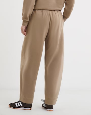 Mocha Barrel Leg Joggers