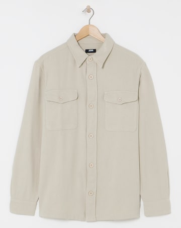 Double Pocket Heavy Brushed Flannel Shirt