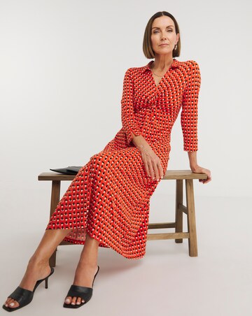 Printed Twist Dress