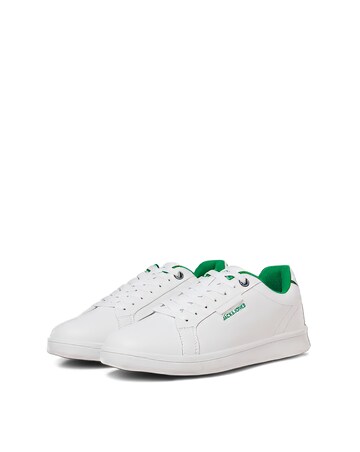 Jack & Jones Shane PU Trainer - White/Green