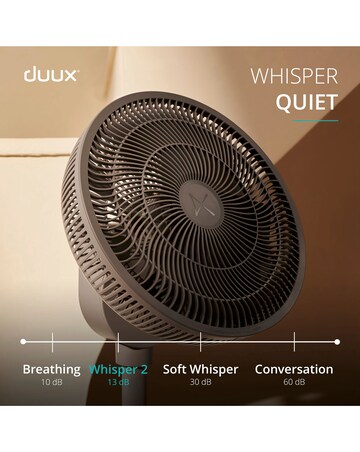 Duux Whisper 2 Grey Pedestal Fan
