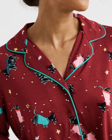 Pretty Secrets Scotty Dog Button Pyjama Set