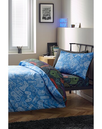 Catherine Lansfield Power Up Gamer So Soft Duvet Cover Set