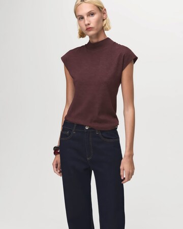 Mango Mock Neck T-Shirt