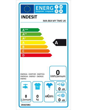 Indesit IMA 864 My Time Washing Machine - White + Install